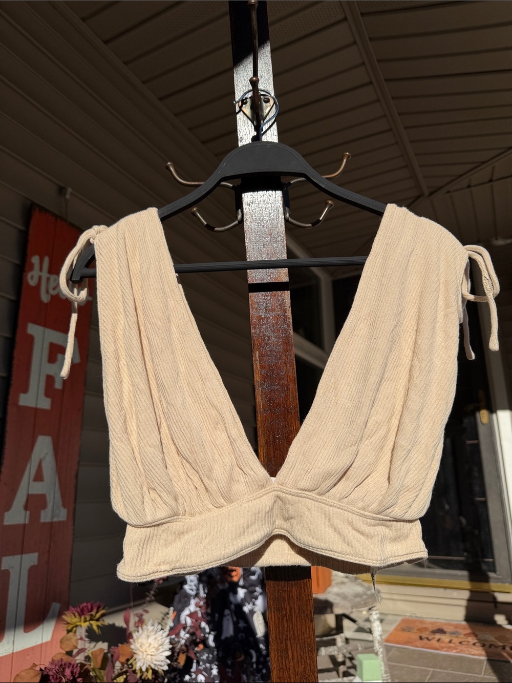 Free People Beach Tan/Beige Soft Top